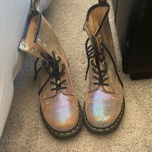 Dr. Martens Holographic Combat Boots